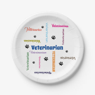 Prato De Papel Veterinarian Paper Plates