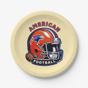 Prato De Papel Vibes do Dia de Jogo All-American - Estilo de Capa