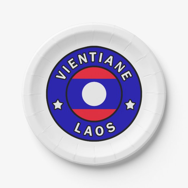 Prato De Papel Vientiane Laos (Frente)