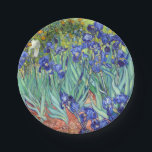 Prato De Papel Vincent van Gogh 1898 íris<br><div class="desc">www.MandasMacabre.com</div>