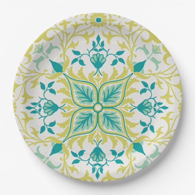 Prato De Papel Vine Pattern (por William Morris) (Frente)