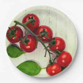 Prato De Papel Vinhas De Tomate
