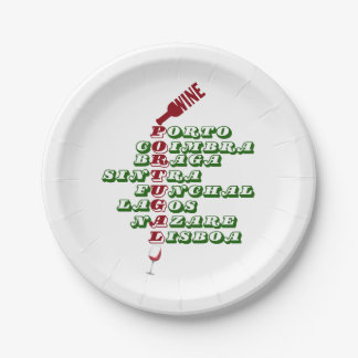 Prato De Papel Vinhos de Portugal Vinho Português