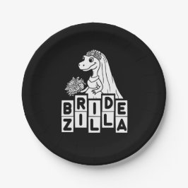 Prato De Papel Vintage Bridezilla Wedding Bachelorette
