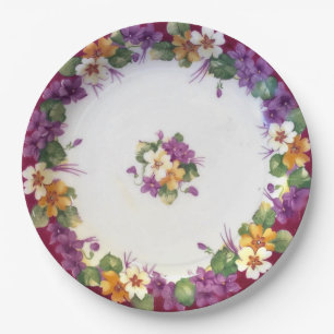 Prato De Papel Vintage Casual China - Folha de Janto de Papel Pad