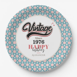 Prato De Papel Vintage desde - 1976