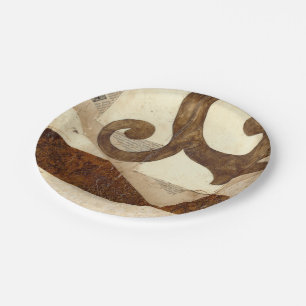 Prato De Papel Vintage - Recorte de jornais