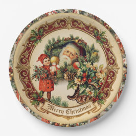 Prato De Papel Vintage Victorian Christmas Baubles