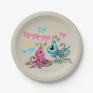 Prato De Papel Vintage Yip-Yips