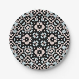 Prato De Papel Vintagem arábica arábica decorativa sem costura