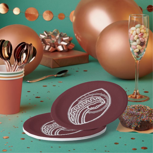 Prato De Papel Virgem Santa Católica, rendas (Múltiplo)