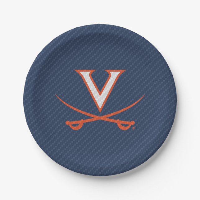 Prato De Papel Virginia Cavaliers Fibra de Carbono (Frente)