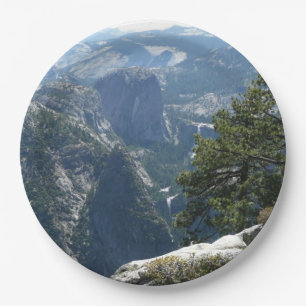 Prato De Papel Vista da Montanha Yosemite no Parque Nacional de Y
