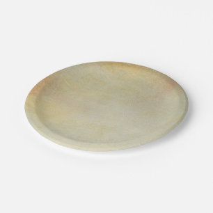 Prato De Papel Vista marítima com Sunset de Laranja Tranquilo