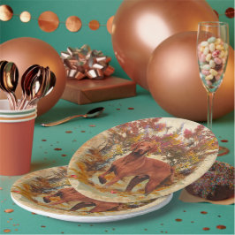 Prato De Papel Vizsla Húngara, patos de caça no Papá de inverno