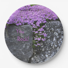 Prato De Papel Você Rock Purple Phlox
