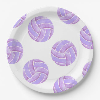 Prato De Papel Volleyball Party Paper Plate