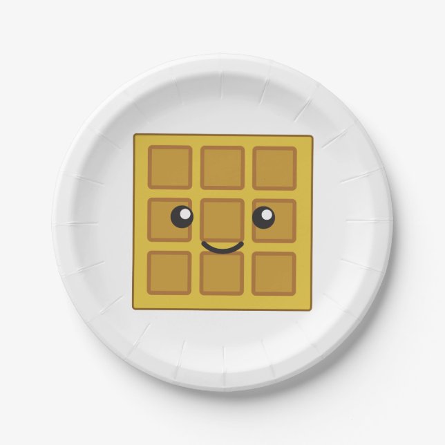 Prato De Papel Waffle (Frente)