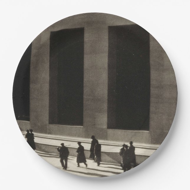 Prato De Papel Wall Street (por Paul Strand, 1915) (Frente)