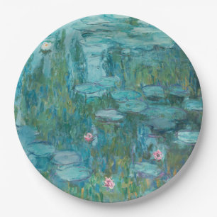 Prato De Papel Water Lily (por Claude Monet, 1915)