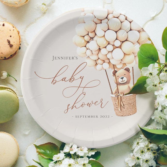 Prato De Papel We Can Bearly Wait! Baby Shower (Criador carregado)