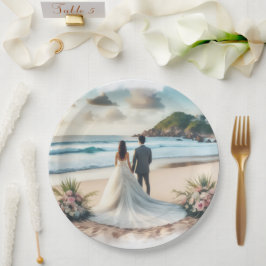 Prato De Papel Wedding Beach Couple