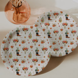 Prato De Papel Western Boho