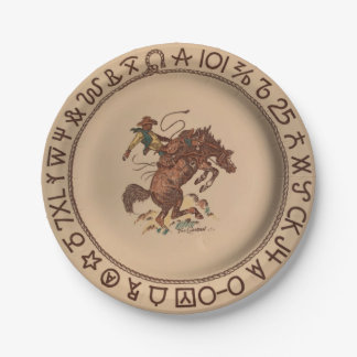 Prato De Papel Westward Go! - Placa