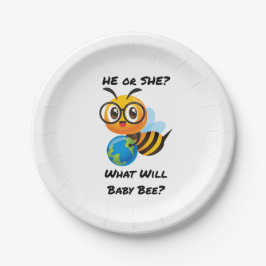 Prato De Papel What Will Baby Bee gender reveal party