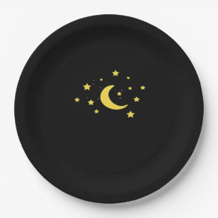 Prato De Papel Whimsigoth Night Sky Sun Moon Witchy