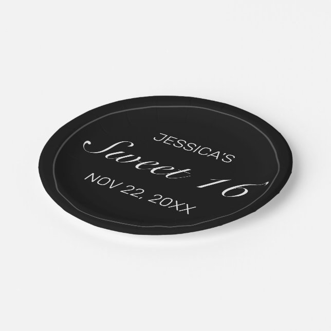 Prato De Papel White Sweet Moderno Minimalista 16 (Inclinado)