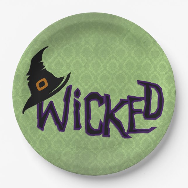 Prato De Papel 'Wicked' Paper Plates (Frente)