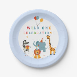 Prato De Papel Wild One First Birthday