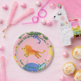 Prato De Papel Wild Safari Festa de aniversário