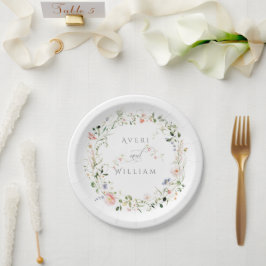 Prato De Papel Wildflower Rustic Boho Floral Wedding