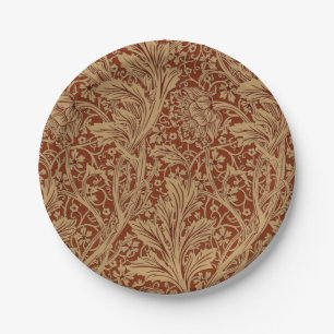 Prato De Papel William Morris Arcadia Jardim Floral Flor Classi