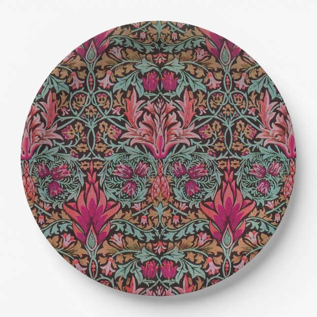 Prato De Papel William Morris Snakehead Pattern  (Frente)