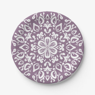 Prato De Papel Wisteria Mandala