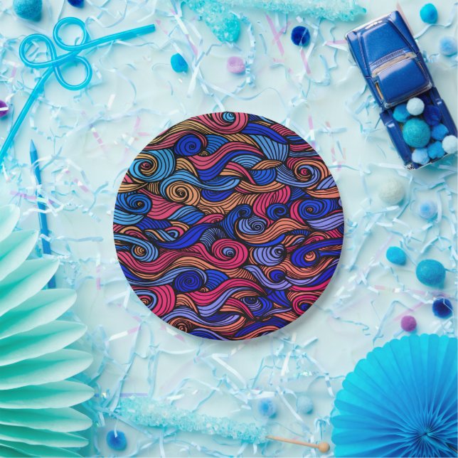 Prato De Papel Wool Topped paisley (Festa)