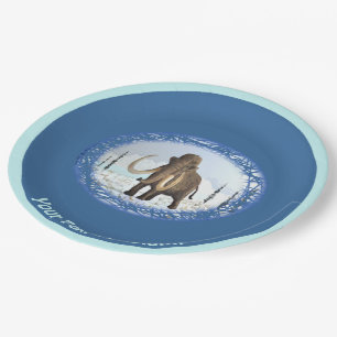 Prato De Papel Wooly Mammoth
