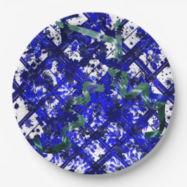 Prato De Papel Xadrez espalhada