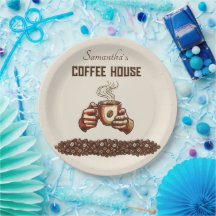 Xícara de Café Vintage Marca de Café Personalizada