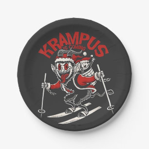 Prato De Papel Xmas Gruss Vom Krampus