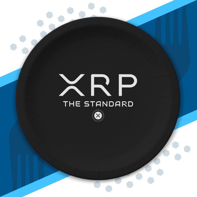 Prato De Papel XRP A Crypto Memory Crypto Memory Cryptocurrency P (Criador carregado)