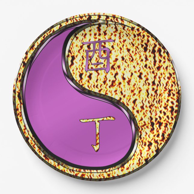 Prato De Papel Year of the Fire Rooster (Frente)