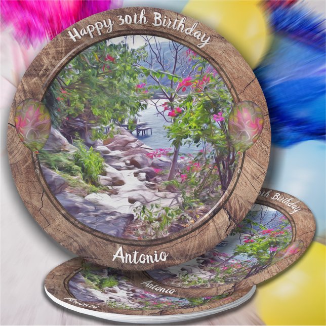 Prato De Papel Yelapa Trilha Aniversário 821 (Criador carregado)