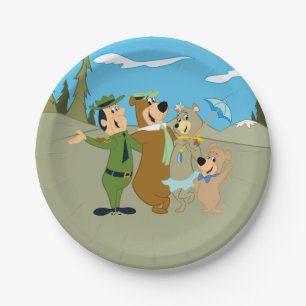 Prato De Papel Yogi Bear e Amigos Warm Bem-vindos