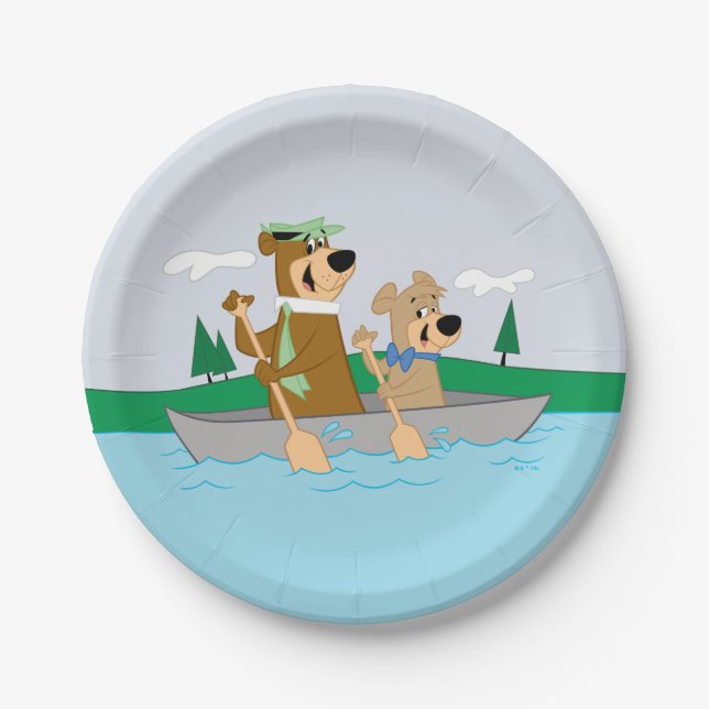 Prato De Papel Yogi Bear e Boo Fund Adventure (Frente)