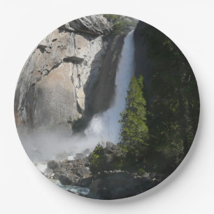 Prato De Papel Yosemite Lower Falls do Parque Nacional de Yosemit