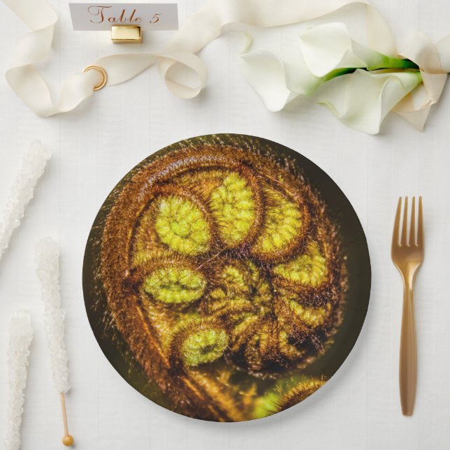 Prato De Papel Young Fern Folaves (Casamento)